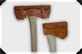 custom leather axe covers
